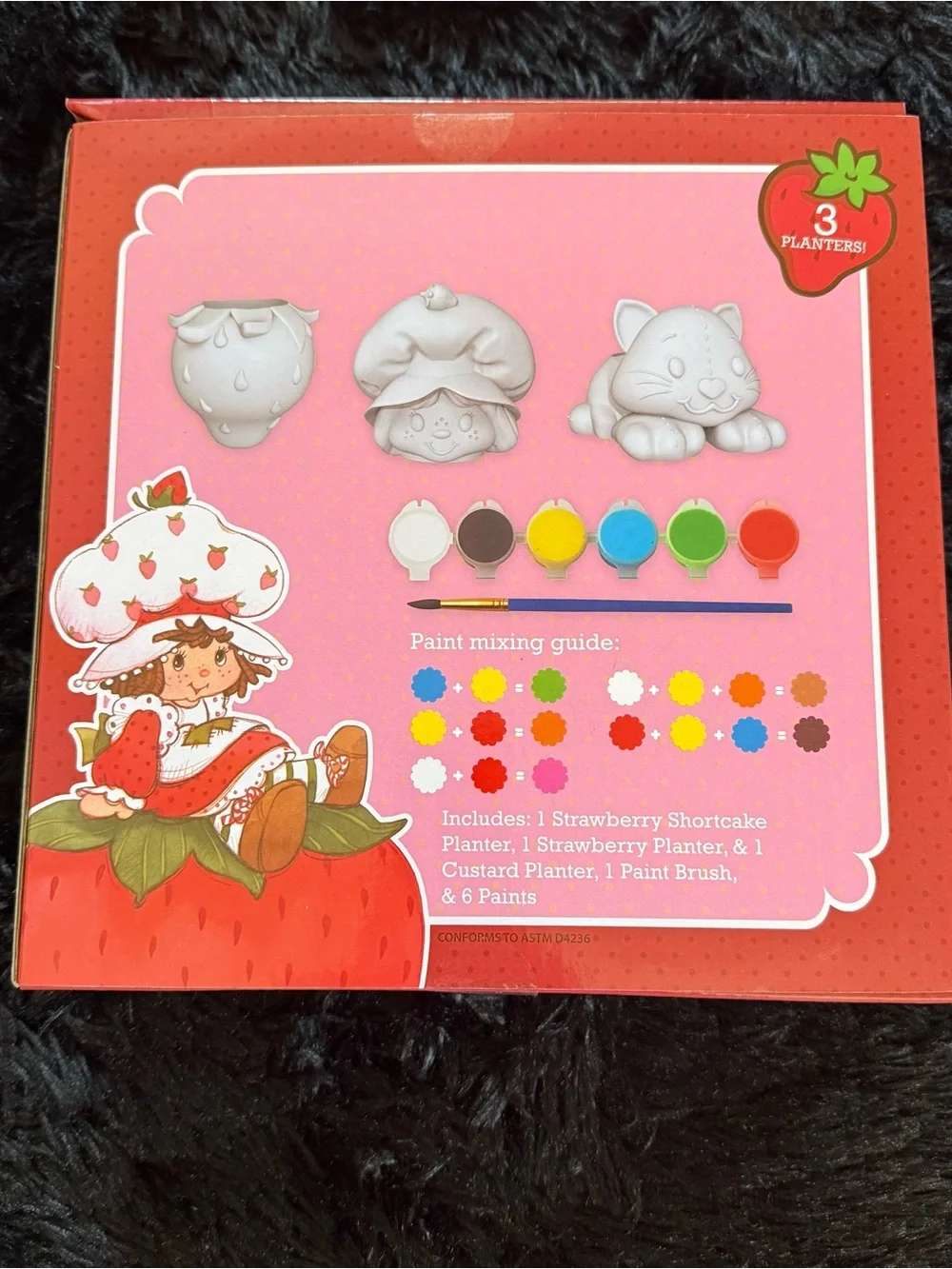 Strawberry Shortcake Paint Your Own Berry Sweet Planters - Picture 2 of 3